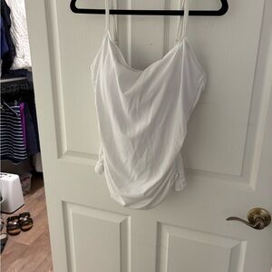 Elegant White Women's swim Top